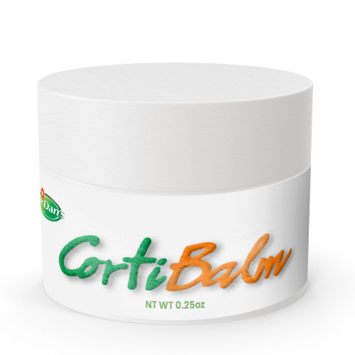 Dr. Dan's Cortibalm Jar - 1 Pack - for Dry Cracked Lips - Healing Lip Balm Jar for Severely Chapped Lips - Designed for Men, Women and Children -
