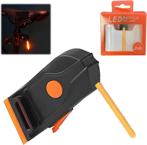 Led Bike Tail Light, Bike Light, Bike Light, Bike Taillights, Rechargeable USB Bicycle Rear Cycling for Any Type of Seatpost?RED?