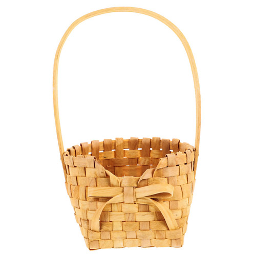 MARMERDO Basket for Snacks Basket Woven Fruits Basket Woven Basket Woven Storage Baskets Woven Hamper Fruit Storage Baskets Weaved Basket Flower Gathering Basket Oval Shopping Bamboo Food