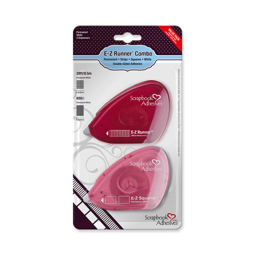 SCRAPBOOK ADHESIVES BY 3L E-Z Runner Permanent Adhesive Dispenser, Combo Value Pack