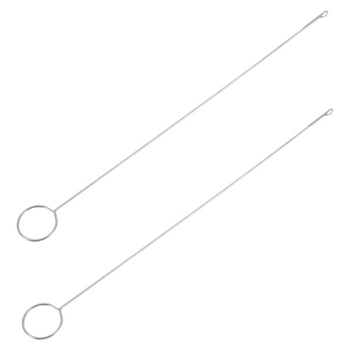 Anneome 2pcs Sewing Turner Tools Knitting Accessories Kit Fabric Tube Turner Hook Crochet Hook Needle Sewing Loop Tool Knitting Tools Craft Repair Tools Knitted Suit Stainless Steel
