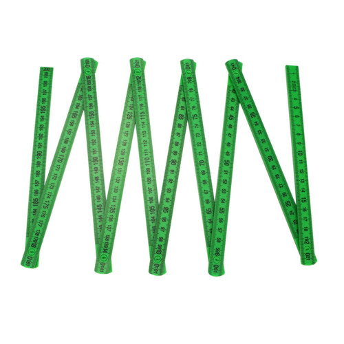 DOITOOL 1pc Folding Ruler Measuring Tape Fold up Ruler Folding Metric Ruler Folable Measuring Ruler Folding Measuring Stick Foldable Scale Ruler Measuring Rulers Machinist Meter Pocket