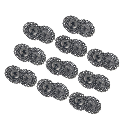 VILLCASE 10pcs Press Studs Leather Kit Metal Snaps Magnetic Buttons Snaps for Leather Jeans Button Buttons for Clothes Snap Fastener Snap Buttons Sewing Accessories Suite Clothing