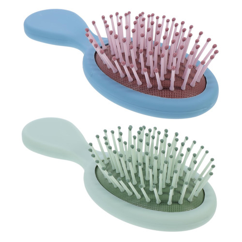 minkissy 2pcs Comb Massage Hair Comb Hair Straightening Brush Hair Brush Smoothing Hair Comb Smoothing Hair Brush Detangling Brush Scalp Comb Massager Household Abs