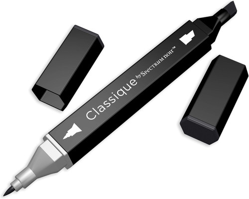 Spectrum Noir Classique Alcohol Marker-True Black -SPECNC1-TBLCK