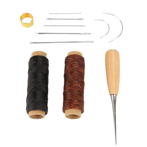 Leather Waxed Thread Sewing Kit Leather Hand Sewing Craft Sewing Leather Craft Sewing Tool DIY for Leather