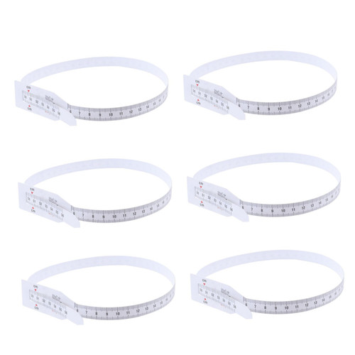 NUOBESTY 6pcs Circumference Tape Measure Flexible Tape Measure Head Circumference Measuring Rule Body Measuring Tape Waist Measuring Tape Pediatrics Head Tape White Tumbler Toddler Number