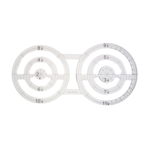 EXCEART Sewing Ruler Quilting Ruler Template Ruler Craft Ruler Patchwork Ruler Clothes Making Ruler Sewing Machine Tailor Ruler