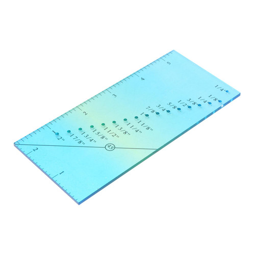 EXCEART Patchwork Sewing Ruler Sewing Quilting Ruler Perforated Sew Seam Gauge Pattern Making Ruler Fabric Cutting Ruler Sewing Gauge Ruler Patchwork Ruler Magnetic Plastic Cut Cloth