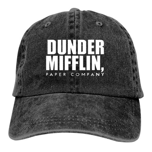 YOHOMO Dunder Mifflin Unisex Vintage Adjustable Cotton Baseball Cap Denim Dad Hat Cowboy Hat YOHOMO Dunder Mifflin Unisex Vintage Adjustable Cotton Baseball Cap Denim Dad Hat Cowboy Hat