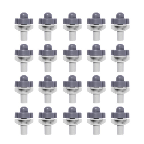 Happyyami 20pcs Garden Sprinkler atomizing Sprinkler Lawn Water Spray Micro Garden Nozzle Garden Sprayer Head Irrigation Sprinkler Small Irrigation Sprayer Sprinklers Detachable