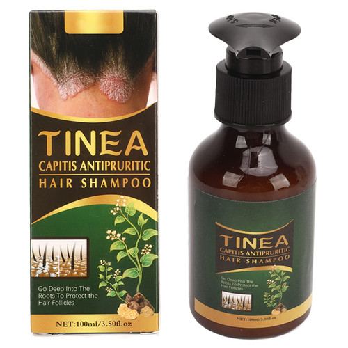 YUYTE 100ml Head Anti Dandruff Shampoo, Scalp Care Cleaning Refreshing Hair Oil Control Itchy Scalp Shampoo, Targets Dandruff, Controls The Appearance of Flakes