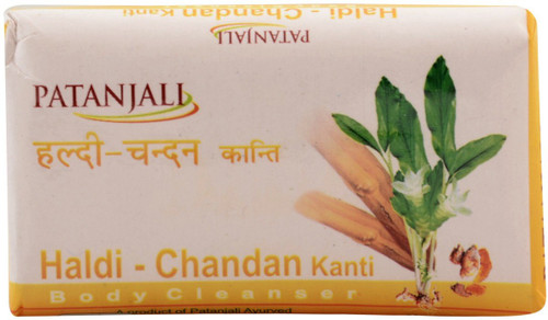 Patanjali, Haldi Chandan Kanti Body Cleanser, 75 Grams(gm)