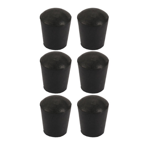 uxcell 6Pcs Furniture Table Chair Round Rubber Leg Tip Cap 16mm Inner Diameter