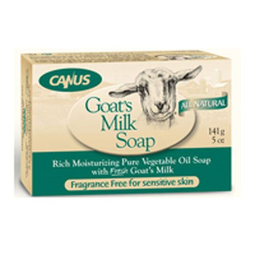 Canus Goats Milk Bar Soap - Fragrance Free - 5 oz Canus Goats Milk Bar Soap - Fragrance Free - 5 oz