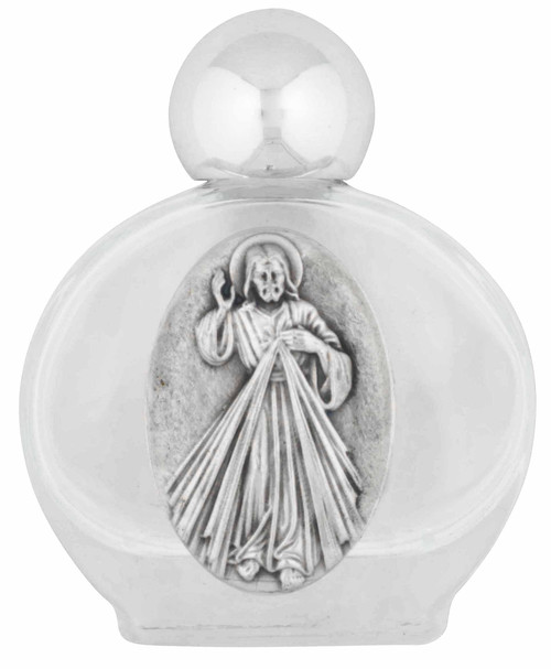Venerare Small Glass Holy Water Bottle (Divine Mercy)