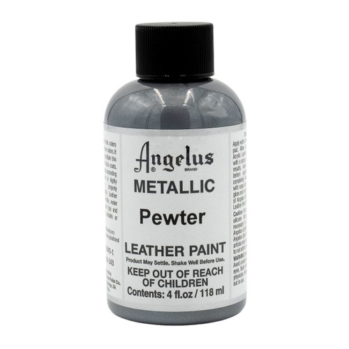 Angelus Acrylic Leather Paint-4oz.-Pewter