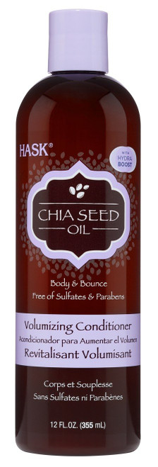 Hask Conditioner Chia Seed Oil Volumizing 12 Ounce (355ml) (2 Pack)