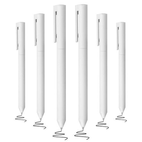 BAYTORY 6Pcs Gel Ink Pens, Quick Dry Ink Pen Fine Point Black 0.5mm Smooth Writing for School Supplies Journaling Notetaking Stationery BAYTORY 6Pcs Gel Ink Pens, Quick Dry Ink Pen Fine Point Black 0.5mm Smooth Writing for School Supplies Journaling Notetaking Stationery