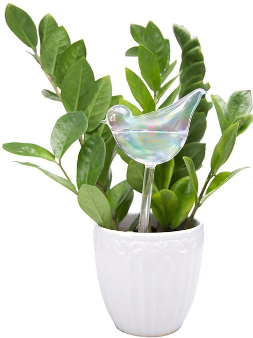 Mkono Plant Self Watering Globes Glass Water Bulbs for Planter Insert, Bird Shape Self Watering Devices Automatic Plant Waterer Spikes for Indoor Outdoor Plants, Gifts for Plant Lovers, 1 Pack Mkono Plant Self Watering Globes Glass Water Bulbs for Planter Insert, Bird Shape Self Watering Devices Automatic Plant Waterer Spikes for Indoor Outdoor Plants, Gifts for Plant Lovers, 1 Pack