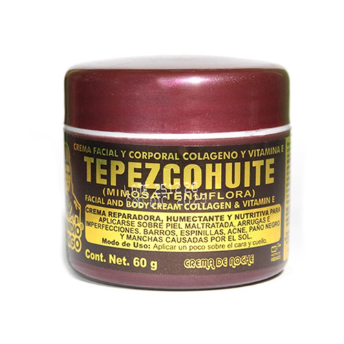DEL INDIO PAPAGO Facial Night Skin Cream With Tepezcohuite 60g - Hydrates the Skin DEL INDIO PAPAGO Facial Night Skin Cream With Tepezcohuite 60g - Hydrates the Skin
