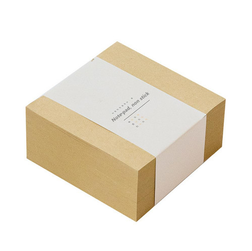 400 Sheet Office Memo Sheets,Not Sticky Memo Cube Refill,Blank Paper Memo Pads,Tear-Off Pages(Not Loose) Blank Scratch Pads,Unlined Notepads for Writing Lists,Quick Notes 3.8X 3.8"- Brown
