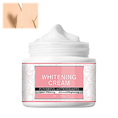 NAHIBU Homtopy Whitening Cream, Body Whitening Cream, Moisturizing Brighten Body Lotion, Dark Spot Correcting Cream For Private Part Underarm Whitening, Intimate Area Whitening Cream (1 PC)