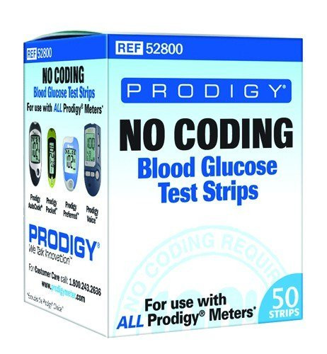 Prodigy Autocode Test Strips, 50 CT