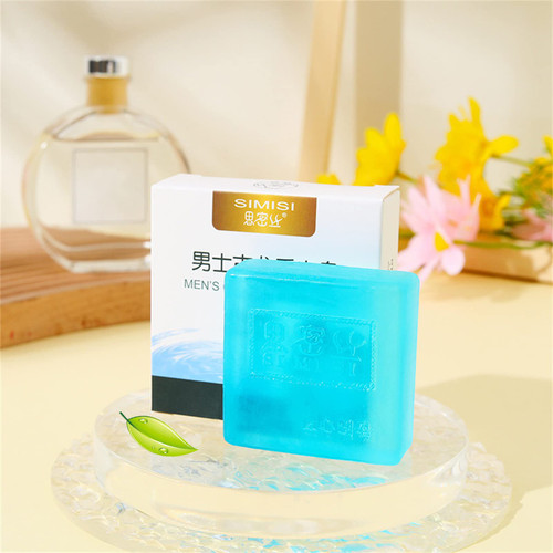 Men's Cologne Bath Soap Handmade - Masculine Fragrance Soap Bath Soap Oil Control, Natural Men Soap Wash Face Bath, Gift for Him (1PC)