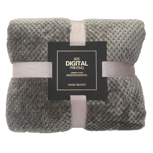Fleece Blanket Bed Sofa Warm Fleece Thick Blankets Soft Mesh Flannel Blanket for Bed, Sofa, Couch, Camping, and Travel