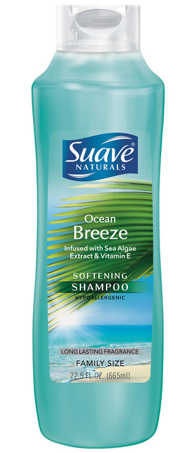 Suave Essentials (Formerly Naturals) Shampoo, Ocean Breeze, 22.5 Ounce
