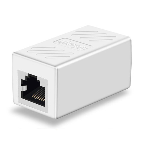 RJ45 Coupler, NEORTX Ethernet Cable Female to Female Extender in Line Network Cable Coupler Cat7 Cat6 Cat5 Cat5e Ethernet Coupler Adapter (White)