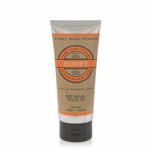 Delray Beach Skincare Honey Exfoliating Body Scrub With Pecan Shell 200ml