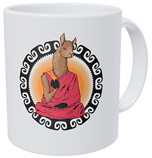 Wampumtuk Dalai Llama Lama, Buddhism, Monk 11 Ounces Funny Coffee Mug