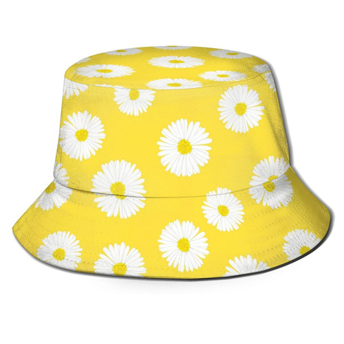 Daisy Bucket Hat Unisex Reversible Packable Summer Travel Beach Fisherman Cap Sun Hat for Men Women Teens Daisy Bucket Hat Unisex Reversible Packable Summer Travel Beach Fisherman Cap Sun Hat for Men Women Teens