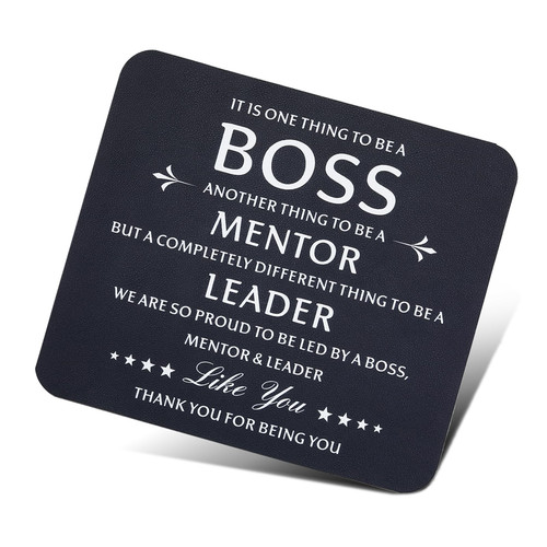 Bosses Day Gifts Gifts for Boss Lady Men Women Thank You Gifts Mouse Pad for Leader Mentor Supervisor New Job Appreciation Gifts for Boss Coworker Employee Birthday Retirement Christmas Mousepads