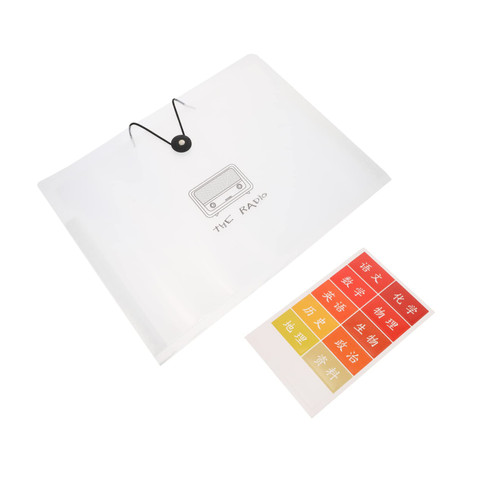 Lurrose Organ Pack Folder Expanding File Organiser Alphabetical Accordion Accordian File folders Plastic Accordion Folder Expandable Folder Organizer White Test Bag Office pp Scalable