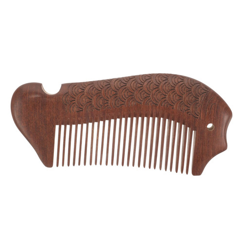 Beavorty Wooden Comb Women No Static Combs Fine Wood Comb Massage Comb Carving Hair Comb Styling Wood Comb Detangling Combs Fine Tooth Hair Brush Birth Comb Pocket Comb Miss Fine Teeth