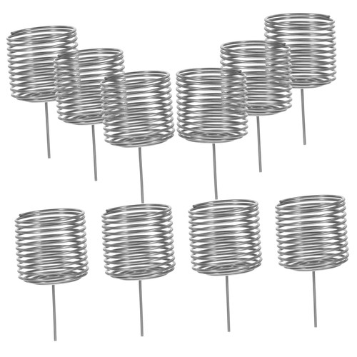 ORFOFE 10pcs Fertilizer Box Plant Containers Plant Fertilizer Orchid Fertilizer Fertilization Container Gardening Fertilizer Container Flower Fertilizer Basket Stainless Steel Mini Tool
