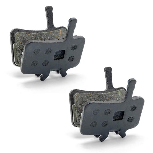 AQQALL Semi-Metallic Bicycle Disc Brake Pads 2 Pairs Bike Brake Pads Compatible with TRP Tektro Shimano Deore Brakes Bike Brake Pads BP-304S