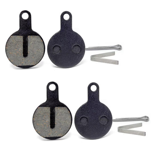 AQQALL Semi-Metallic Bicycle Disc Brake Pads 2 Pairs Bike Brake Pads Compatible with TRP Tektro Shimano Deore Brakes Bike Brake Pads BP-305S