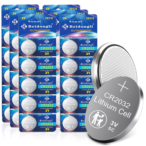 Beidongli CR2032 Batteries 3v Lithium Battery cr2032 for Keyless Remote 30 Pack