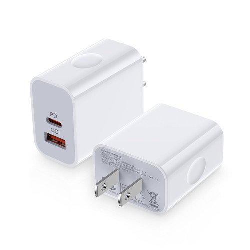 Type C Wall Charger Fast Charging 2Pack 20W PD&QC Dual USB C Port Fast Charging Block,USB C iPhone Power Adapter Charger Plug for iPhone 15 Pro Max/14/13/12/11/XS/8/7/6 Plus,iPad,Samsung Galaxy,Pixel