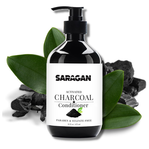 SARAGAN Activated Charcoal Conditioner - Clarifying Conditioner w/Argan Jojoba Oils - Sulfate & Paraben Free Conditioner for Women & Men - Charcoal Detox Conditioner Hair Care (16 oz) All hair types SARAGAN Activated Charcoal Conditioner - Clarifying Conditioner w/Argan Jojoba Oils - Sulfate & Paraben Free Conditioner for Women & Men - Charcoal Detox Conditioner Hair Care (16 oz) All hair types