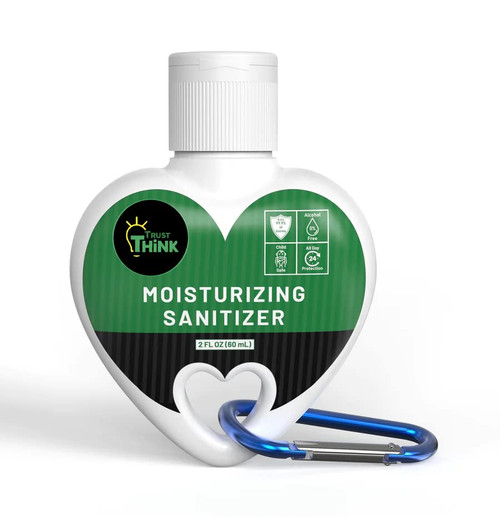 Hand and Body Sanitizer Moisturizer | Alcohol-Free Formula Kills 99.9% of Germs Using Antiseptic 'BZK' | Fragrance & Paraben Free | Lasting Up To 24 Hours | For All Ages and Skin Types (2 oz Heart) Hand and Body Sanitizer Moisturizer | Alcohol-Free Formula Kills 99.9% of Germs Using Antiseptic 'BZK' | Fragrance & Paraben Free | Lasting Up To 24 Hours | For All Ages and Skin Types (2 oz Heart)