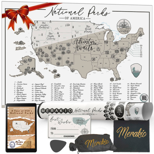 National Parks Map - 8 Pcs. Gift Set - (16.54x23.39") National Park Scratch Off Map, National Park Posters, Nice Scratch Map Gift. National Parks Map - 8 Pcs. Gift Set - (16.54x23.39") National Park Scratch Off Map, National Park Posters, Nice Scratch Map Gift.