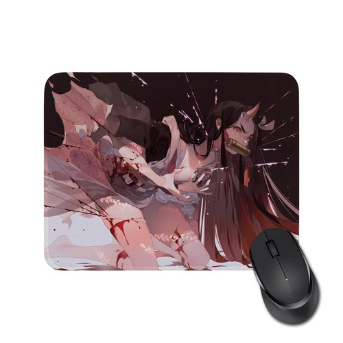 Anime Demon Mouse Pad for Girls Women Cartoon Animation Gifts Mouse Pad TV Movie Gifts Demon Lover Fans Gifts Birthday Graduation Gifts (2)