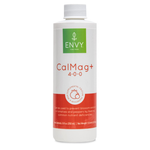 ENVY CalMag+ Fe (4-0-0) Professional Grade Calcium, Magnesium and Iron Liquid Plant Food | Superior Calcium Source (No Calcium Chloride) (8 oz)
