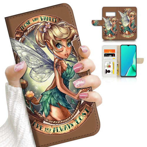 for Samsung Note 8, for Samsung Galaxy Note 8, Designed Flip Wallet Phone Case Cover, A24600 Tinkerbell Tinker Bell 24600