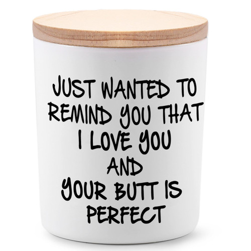 Gifts for Her Funny Romantic Unique Valentines Day Anniversary Christmas Birthday I Love You Gift for Girlfriend Wife Novelty Lavender Scented Soy Candle